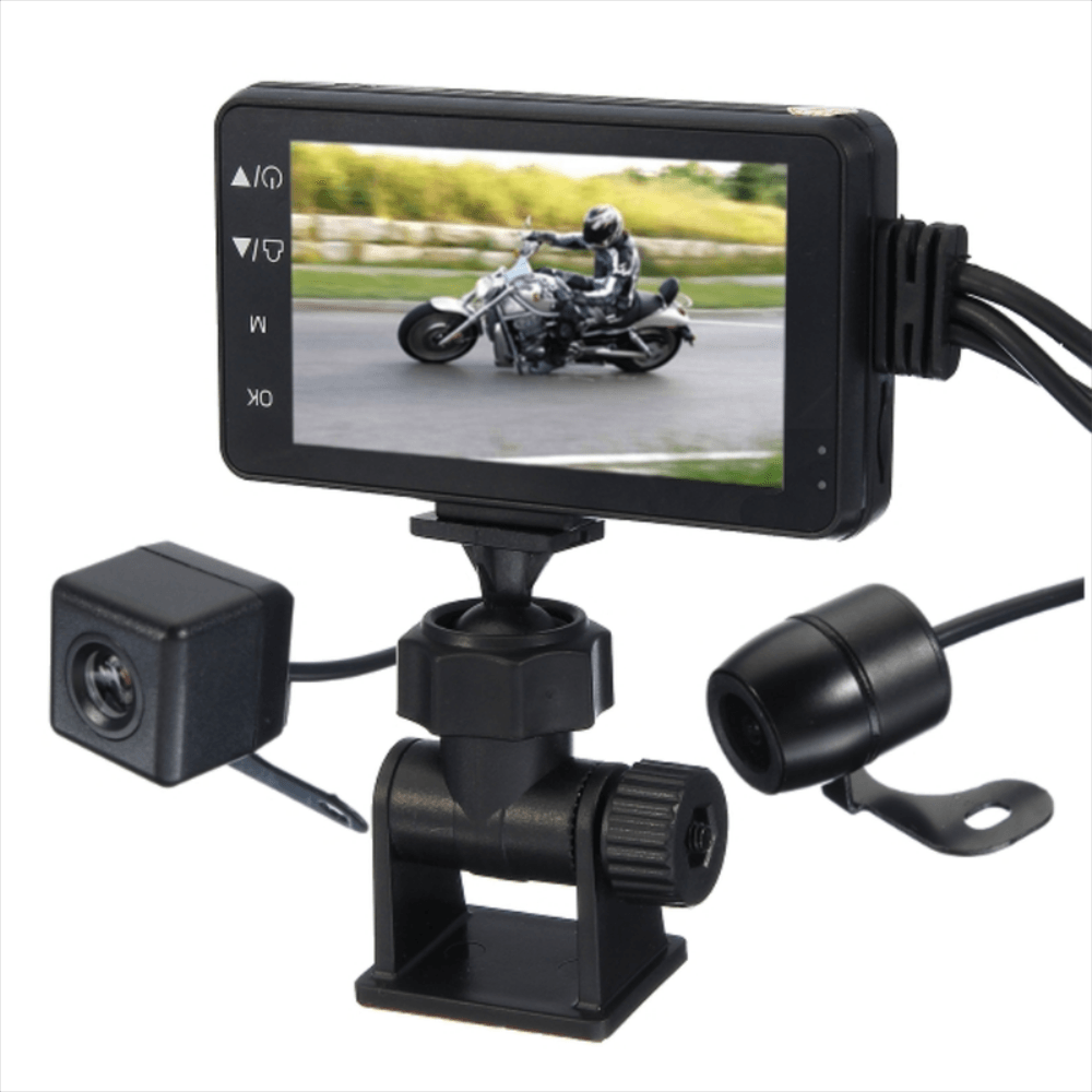 Cámara Doble DVR para Moto Resistente al agua